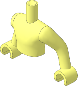 Figure Friends Man Torso Dual Mould with Arms