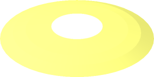 ~Dish  6 x  6 Inverted with Hollow Studs - Outer Surface without Cond Lines