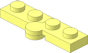 =Hinge Plate  1 x  4 (Complete)