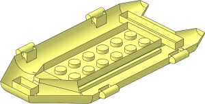 ~Boat Inflatable 12 x  6 x  1.333 Lower (Needs Work)