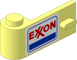 Door  1 x  3 x  1 Left with Exxon Logo Sticker