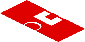~Sticker  0.8 x  1.9 with White CapitalSource Logo on Red Background Right - Second Face