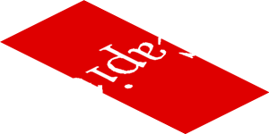 ~Sticker  0.8 x  1.9 with White CapitalSource Logo on Red Background Right - Third Face