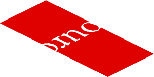 ~Sticker  0.8 x  1.9 with White CapitalSource Logo on Red Background Right - Fifth Face