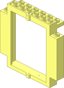 Door  2 x  8 x  6 Revolving Frame