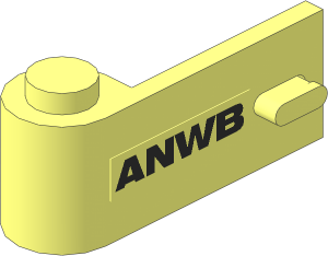 Door  1 x  3 x  1 Left with ANWB Logo Sticker