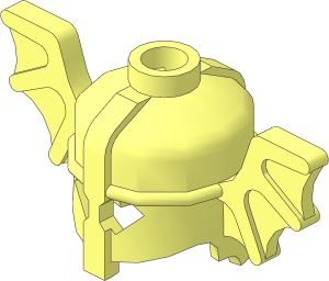 Minifig Helmet with Bat Wings