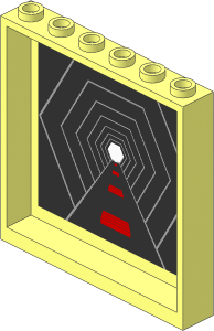 Panel  1 x  6 x  5 with SW Death Star Corridor Sticker