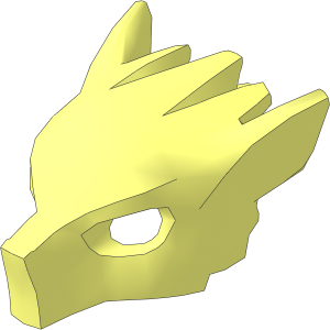 Minifig Mask Wolf