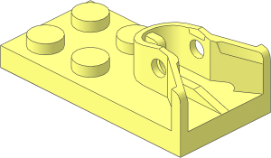Plate  2 x  4 with Towball Socket on Top