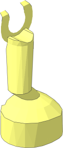 ~Minifig Legs Martian - Half