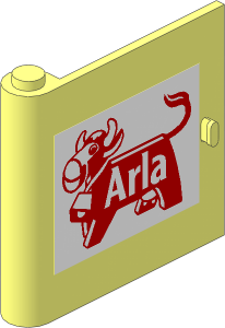 Door  1 x  5 x  4 Left with Arla Dairy Logo Sticker