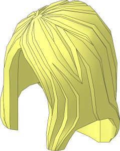 Minifig Hair Female Long Straight
