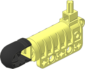 Technic Competition Cannon with Flat Bottom with Long Trigger (Loaded with Arrow)