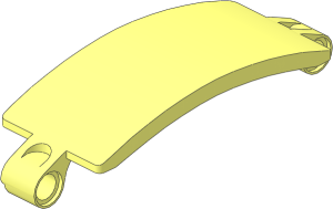 Technic Panel  3 x  9 x  2 Curved