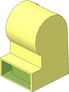 Minifig Leg Medium Left with Bright Light Yellow Shoe Tip Pattern