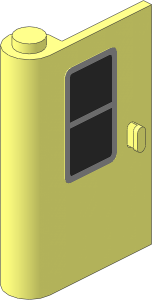 Door  1 x  3 x  4 Left with Black Window Sticker