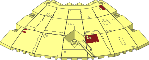 Panel 14 x 14 x  2.667 Quarter Saucer Millennium Falcon Pattern