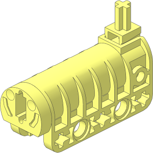 Technic Competition Cannon with Flat Bottom with Short Trigger (Unloaded)