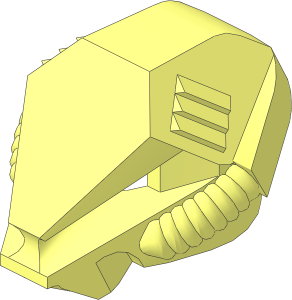 Minifig Helmet with Hexagonal Top and Hoses