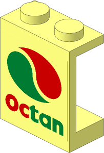 Panel  1 x  2 x  2 with Octan Logo Sticker
