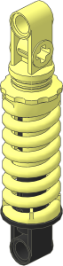Technic Shock Absorber  9L Thick with Fake Spring (Extended)