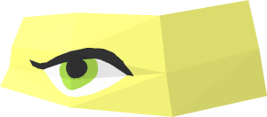 ~Minifig Head Ninja Turtle - Patternable Area Eyes with Raphael Lime Eyes Angry Pattern