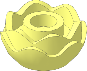 Plate  1 x  1 with 12 Petals