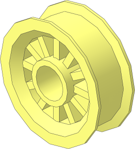 Wheel Rim  8 x 18 with 12 Spokes and Peghole