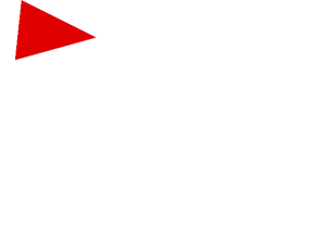 ~Sticker  0.8 x  1.6 with White Arc on Red Background Right - Fifth Face