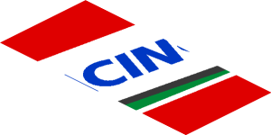 ~Sticker  0.8 x  1.9 with Blue SMP Racing Logo in White Stripe on Red Background Right - Second Face