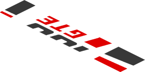 ~Sticker  1.9 x  1.8 with 488 GTE Logo and Ferrari Badge on Black and Red Background Left - Second Face