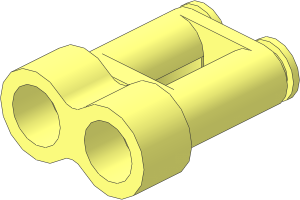 Minifig Binoculars with Round Eyepiece