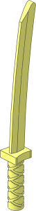 Minifig Sword Katana Type  2 (Square Guard)