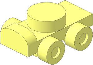 Minifig Roller Skate