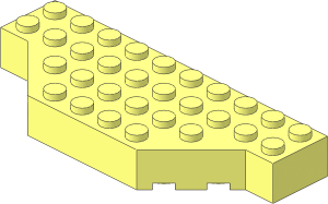 Brick  4 x 10 without Two Corners