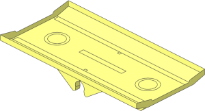 ~Hinge  6 x  3 Radar without Top Surface