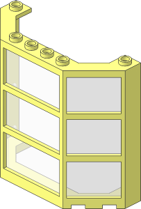 Window Bay  3 x  8 x  6 with Clear Glass