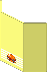 Glass for Window Bay  3 x  8 x  6 with Lines & Hamburger Pattern