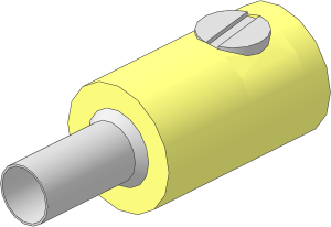 Electric Plug (Type 1) Single with Hollow Pin (Complete)