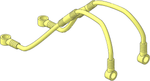 Bar Flexible H-shaped with Holders (Formed as Vehicle Rollcage)