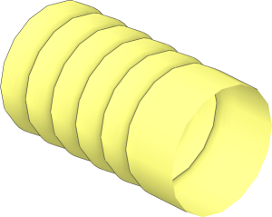 ~Bar Flexible H-shaped with Holders Middle Segment