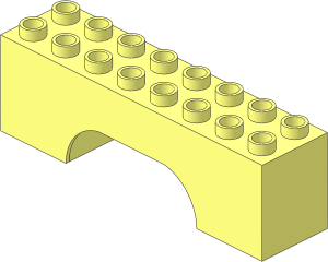 Duplo Arch  2 x  8 x  2