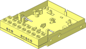 ~Electric 12 Volt: Remote Control - Bottom with Front Plugs and Cover with 8 Holes