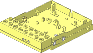 ~Electric 12 Volt: Remote Control - Bottom with Front Plugs and Cover with 3 Holes