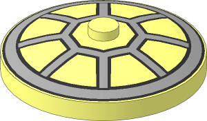 Dish  4 x  4 Inverted with Radial TIE Fighter Cockpit Pattern
