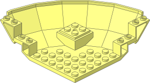 Panel 10 x 10 x  2.333 Corner Base