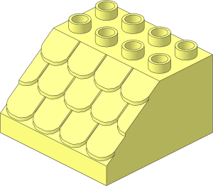 Duplo Slope  4 x  4 x  2 Shingled