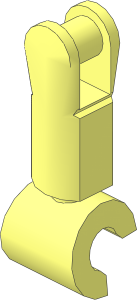 Figure Hand with Lower Arm with Bar Handle