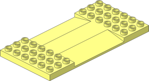 Duplo Plate  6 x 12 with Center Ramp
